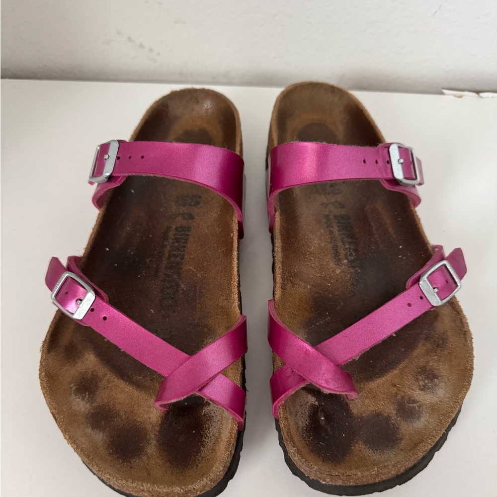 Birkenstock Pink Double Strap Sandals